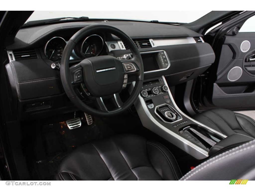 2012 Range Rover Evoque Coupe Dynamic - Santorini Black Metallic / Ebony photo #6