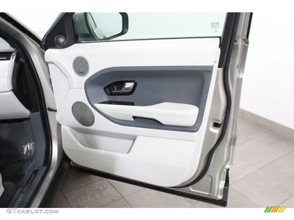 2012 Land Rover Range Rover Evoque Prestige Cirrus/Lunar Door Panel Photo #63181441