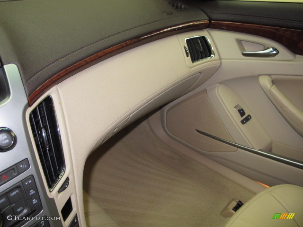 2008 CTS Sedan - White Diamond Tri-Coat / Cashmere/Cocoa photo #36