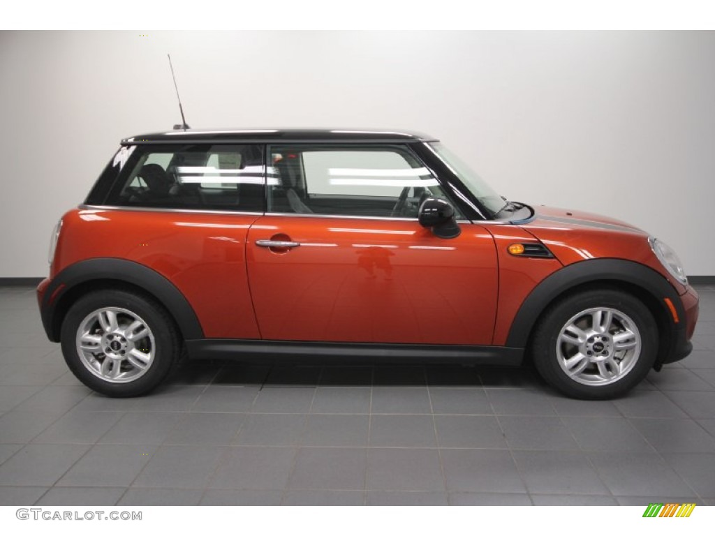 Spice Orange Metallic 2012 Mini Cooper Hardtop Exterior Photo #63183030