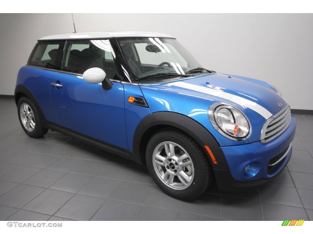 Laser Blue Metallic 2012 Mini Cooper Hardtop Exterior Photo #63183214