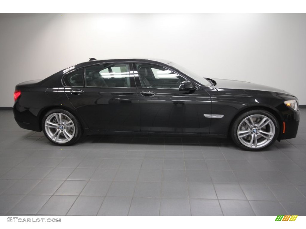 2012 7 Series 750Li Sedan - Black Sapphire Metallic / Black photo #2