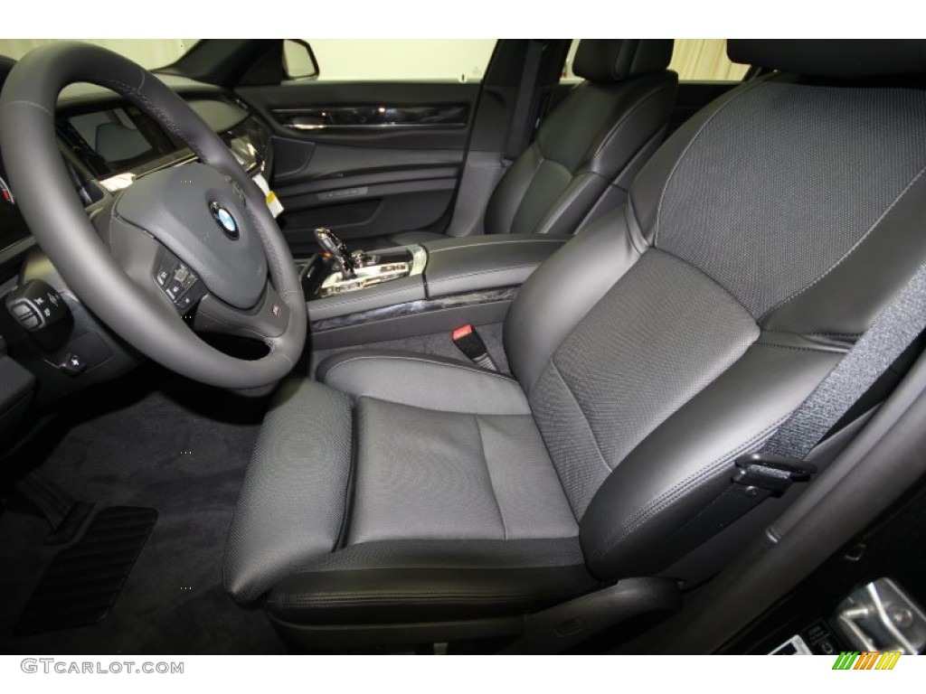 2012 7 Series 750Li Sedan - Black Sapphire Metallic / Black photo #3