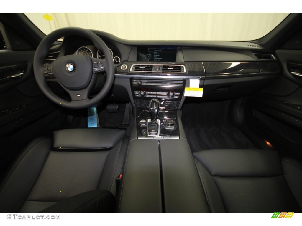 2012 7 Series 750Li Sedan - Black Sapphire Metallic / Black photo #4