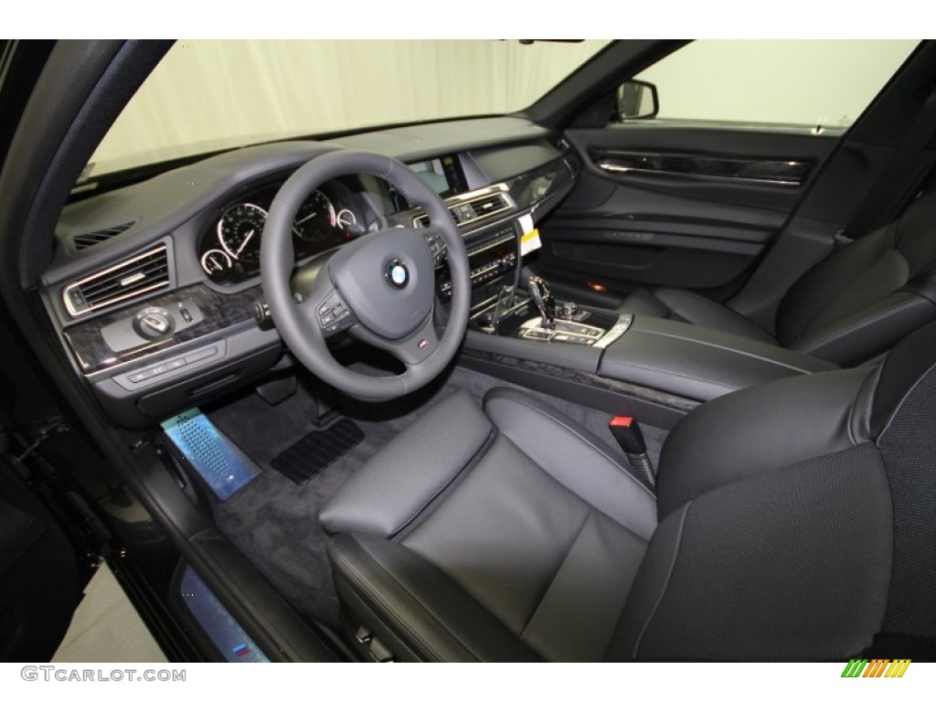 2012 7 Series 750Li Sedan - Black Sapphire Metallic / Black photo #11