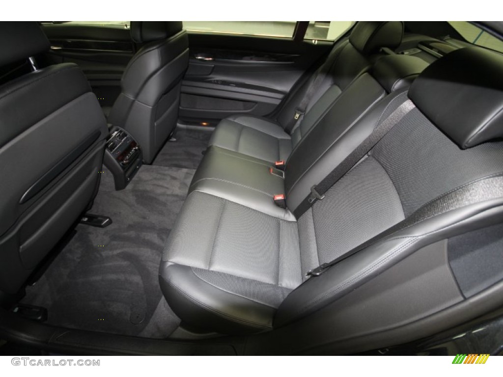 2012 7 Series 750Li Sedan - Black Sapphire Metallic / Black photo #12