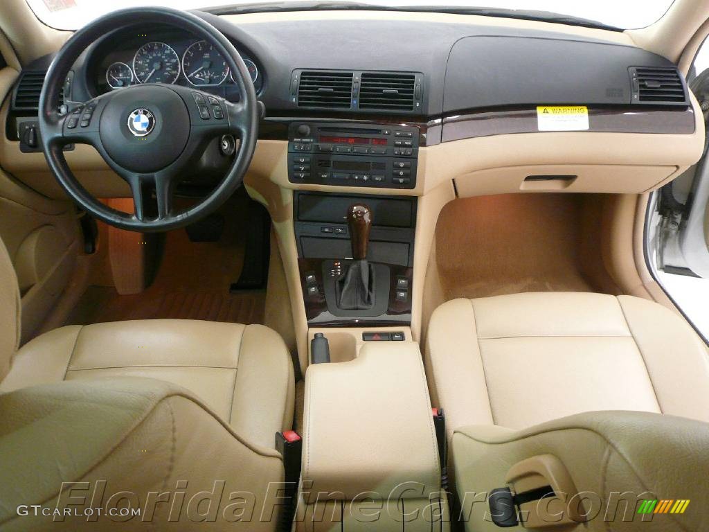 2003 3 Series 330i Coupe - Titanium Silver Metallic / Sand photo #17