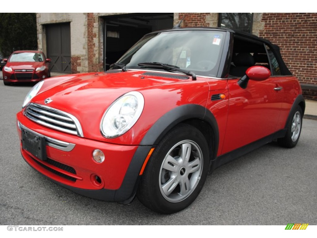 Chili Red Mini Cooper