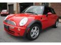 2006 Chili Red Mini Cooper Convertible  photo #1