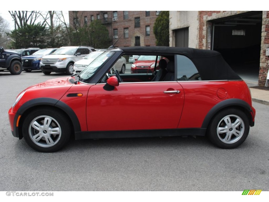 2006 Cooper Convertible - Chili Red / Panther Black photo #3