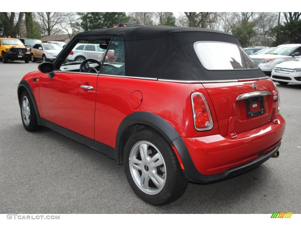2006 Cooper Convertible - Chili Red / Panther Black photo #4