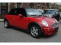 2006 Chili Red Mini Cooper Convertible  photo #8
