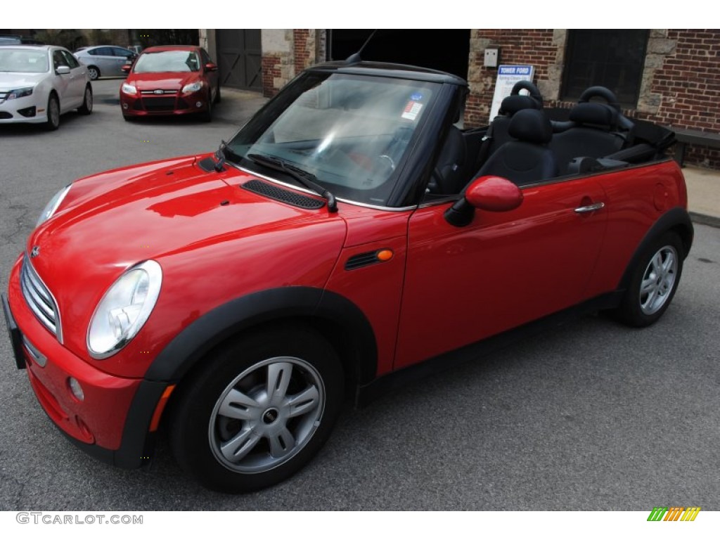 2006 Cooper Convertible - Chili Red / Panther Black photo #19