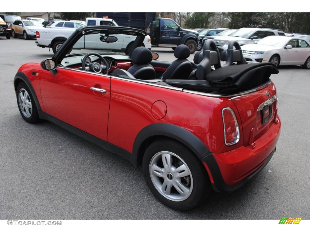 2006 Cooper Convertible - Chili Red / Panther Black photo #20