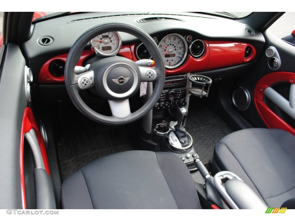 2006 Cooper Convertible - Chili Red / Panther Black photo #21