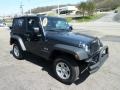 2008 Steel Blue Metallic Jeep Wrangler X 4x4  photo #7