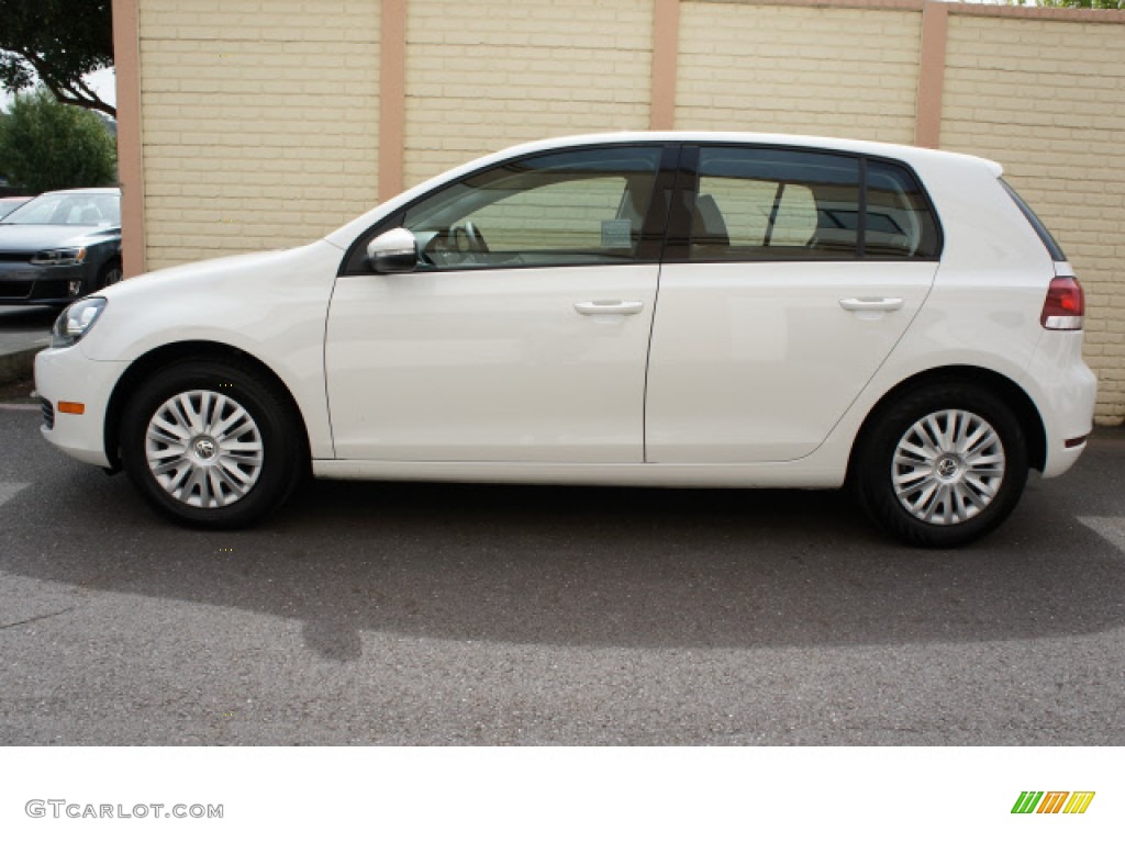 2010 Golf 4 Door - Candy White / Titan Black photo #3