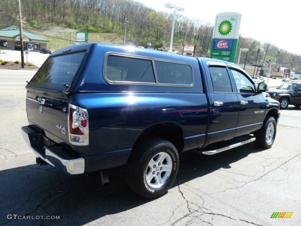 2006 Ram 1500 SLT Quad Cab 4x4 - Patriot Blue Pearl / Medium Slate Gray photo #6