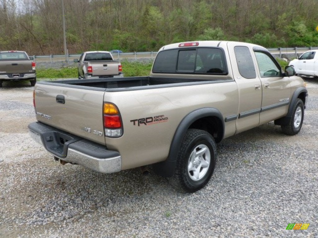 2002 Tundra SR5 TRD Access Cab 4x4 - Desert Sand / Oak photo #7