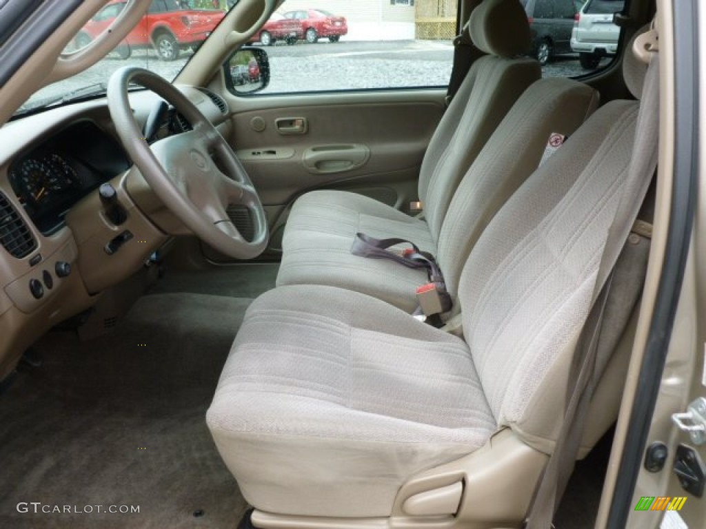 2002 Tundra SR5 TRD Access Cab 4x4 - Desert Sand / Oak photo #11