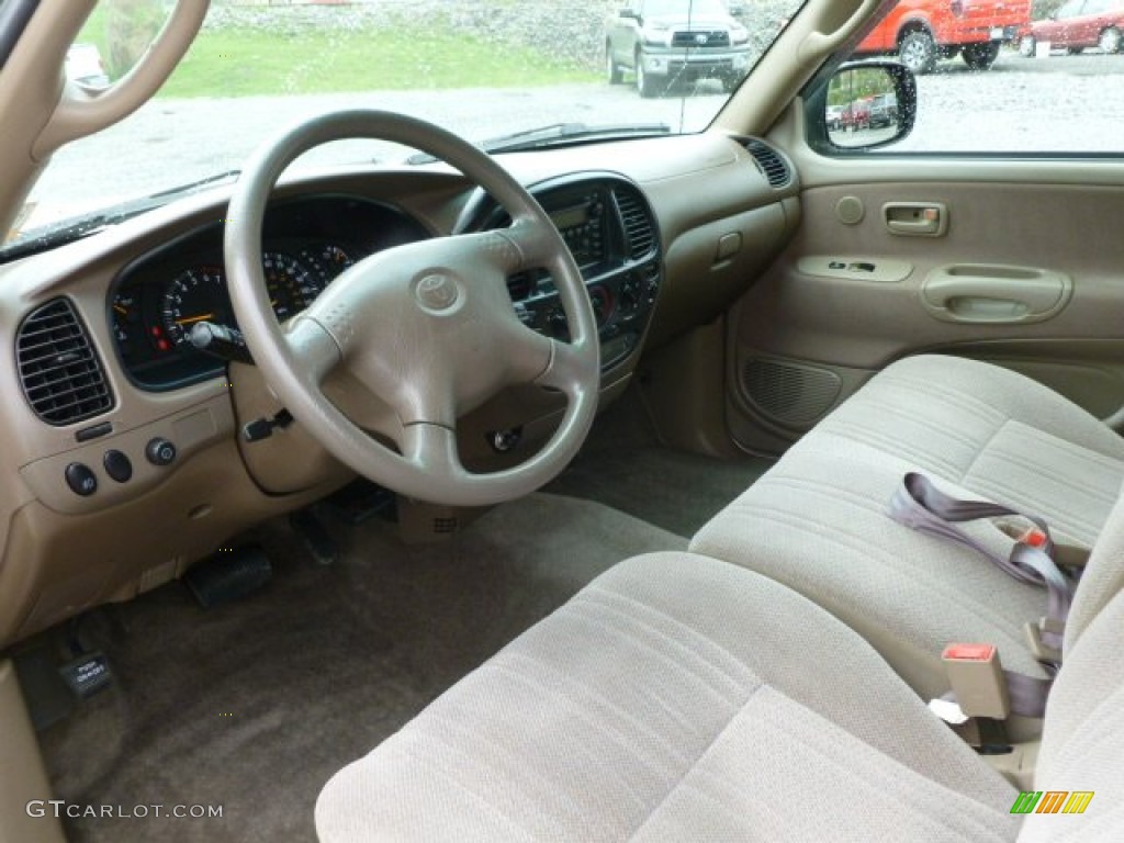 2002 Tundra SR5 TRD Access Cab 4x4 - Desert Sand / Oak photo #12