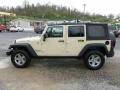 2011 Sahara Tan Jeep Wrangler Unlimited Rubicon 4x4  photo #4