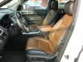 Pecan/Charcoal 2011 Ford Explorer Limited 4WD Interior Color