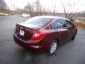 2012 Crimson Pearl Honda Civic LX Sedan  photo #7