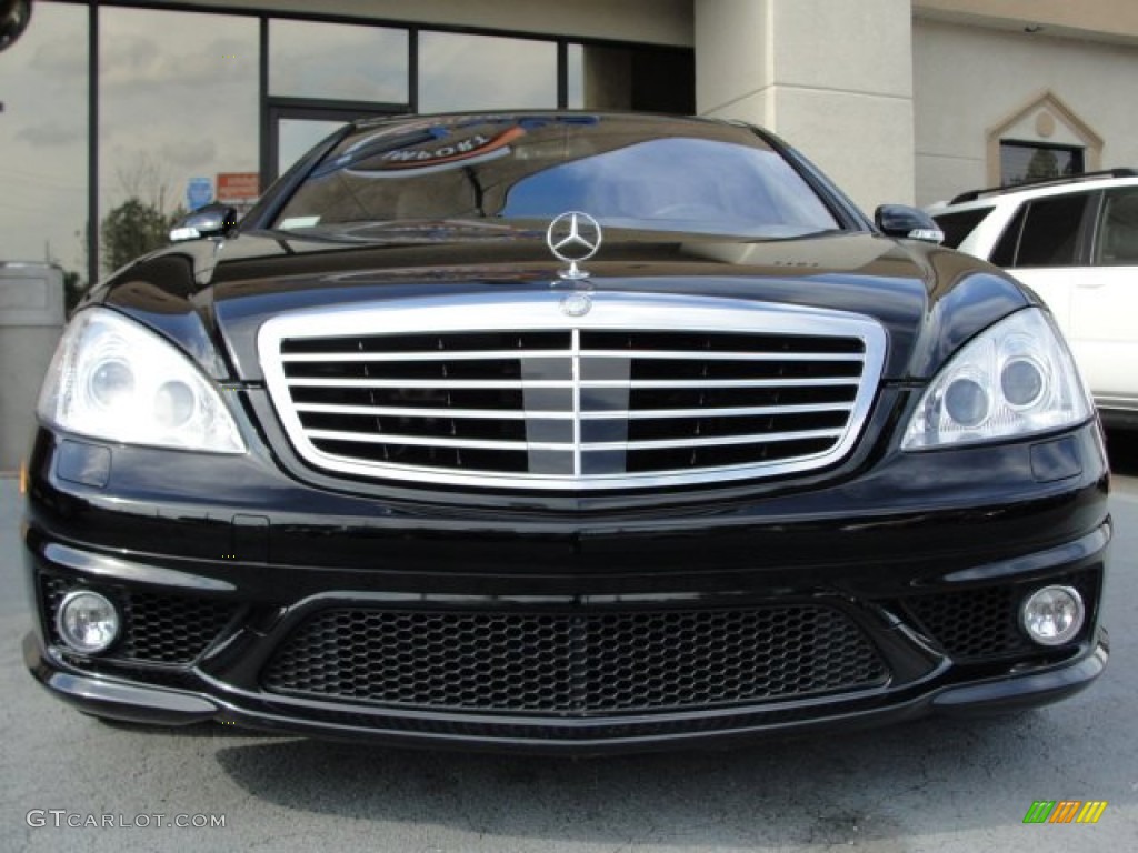 2008 S 63 AMG Sedan - Black / Black photo #5