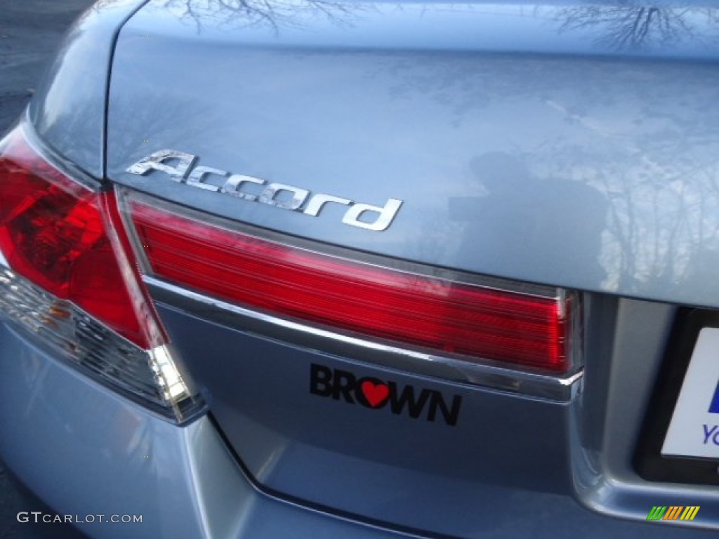 2012 Accord LX Sedan - Celestial Blue Metallic / Black photo #12