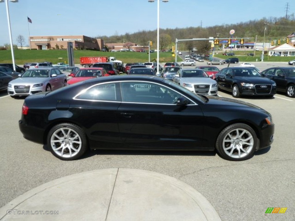 Brilliant Black 2010 Audi A5 2.0T quattro Coupe Exterior Photo #63190585