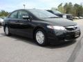 Crystal Black Pearl - Civic Hybrid Sedan Photo No. 7