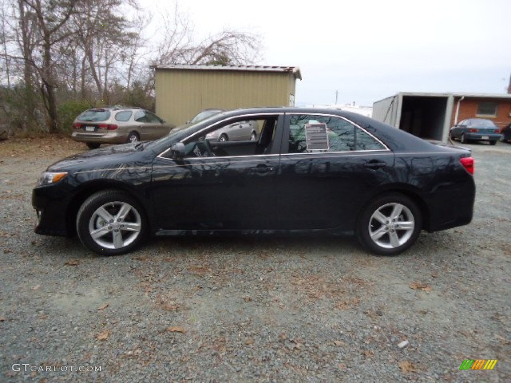 2012 Camry SE - Cosmic Gray Mica / Black photo #4