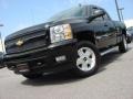 2009 Black Chevrolet Silverado 1500 LTZ Extended Cab 4x4  photo #1