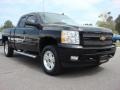 2009 Black Chevrolet Silverado 1500 LTZ Extended Cab 4x4  photo #7