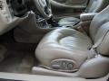 2002 Pontiac Bonneville Taupe Interior Front Seat Photo