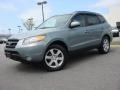 2007 Platinum Sage Hyundai Santa Fe SE  photo #2