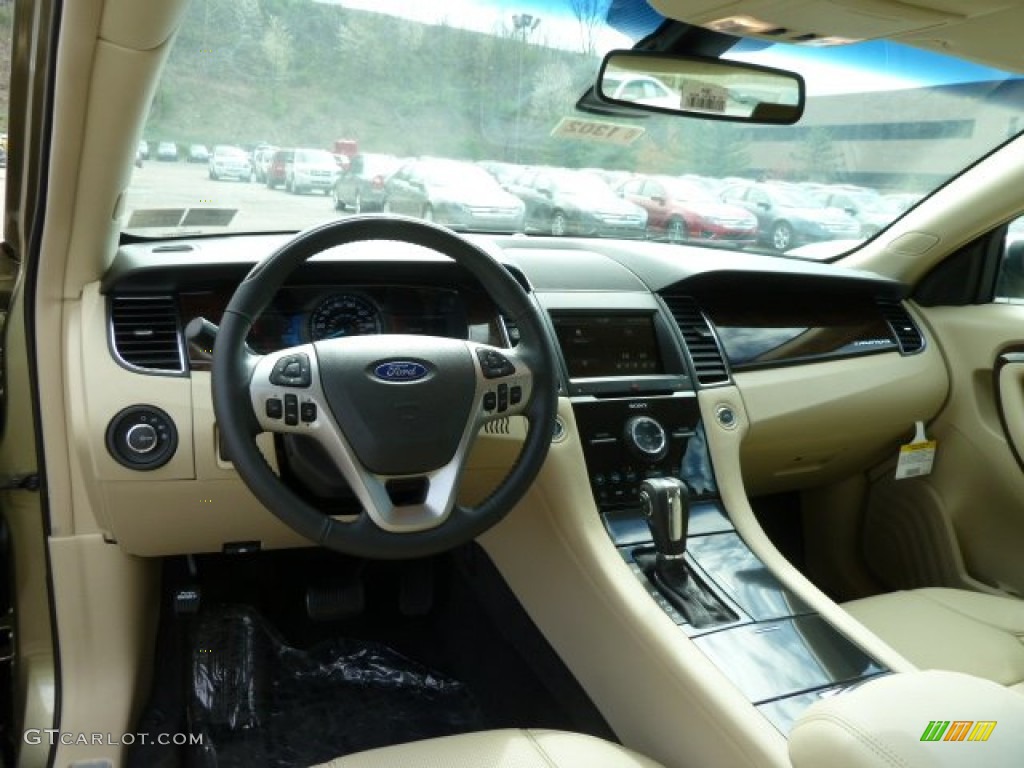 2013 Ford Taurus Limited AWD Dune Dashboard Photo #63193717