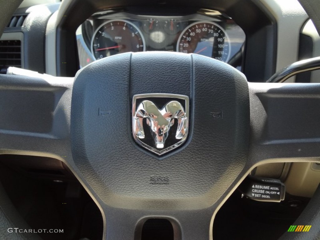 2011 Ram 1500 ST Regular Cab - Bright White / Dark Slate Gray/Medium Graystone photo #24