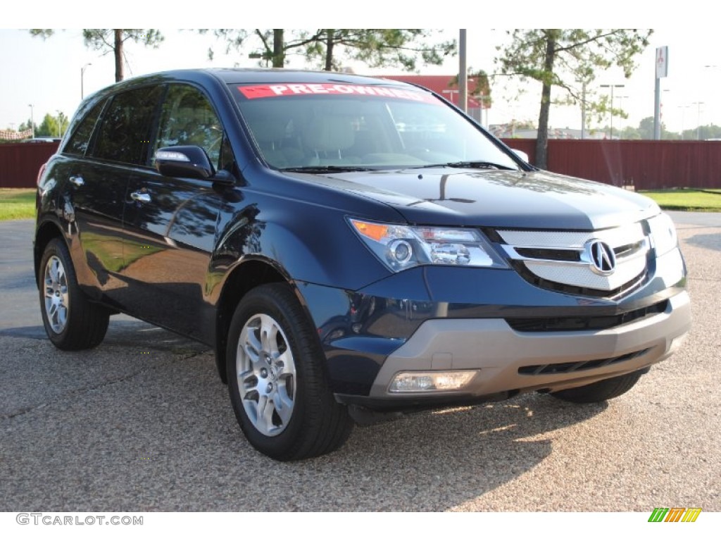 2009 MDX Technology - Bali Blue Pearl / Taupe photo #3