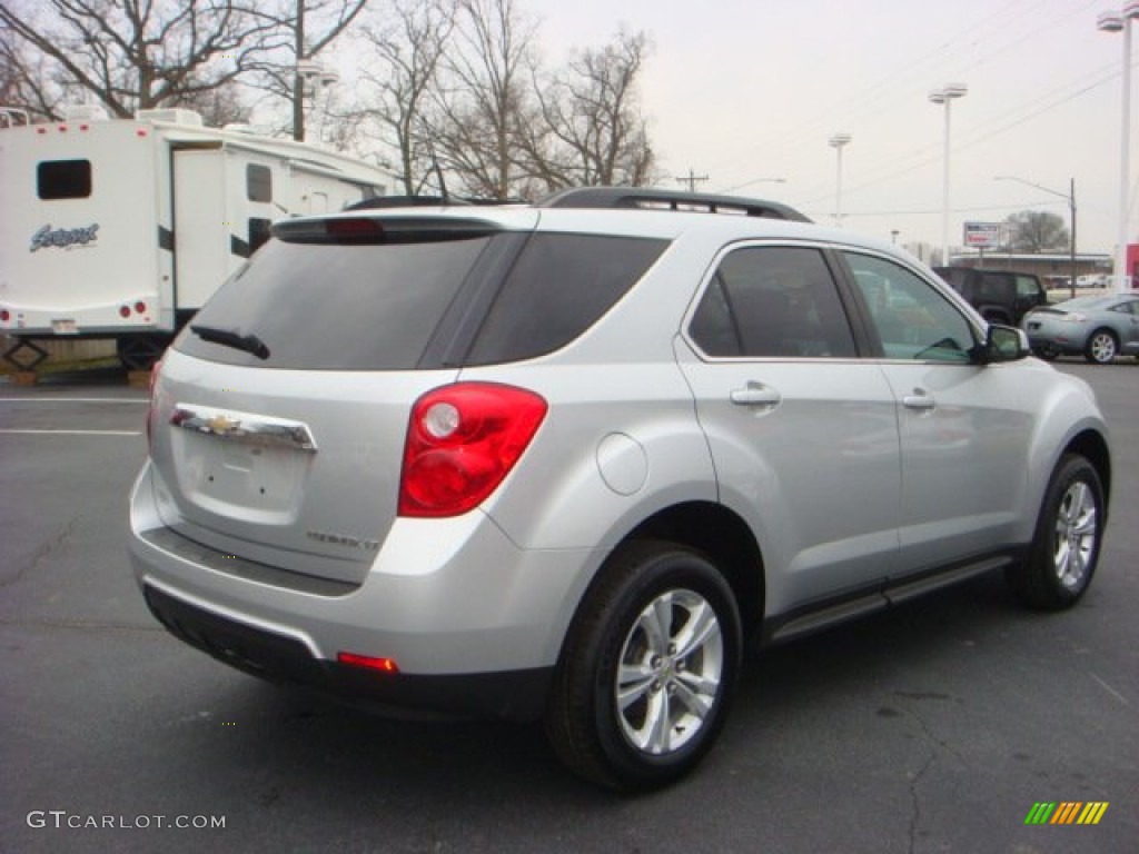 2010 Equinox LT - Silver Ice Metallic / Jet Black photo #5