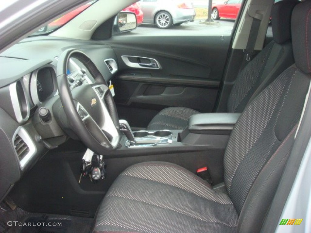 2010 Equinox LT - Silver Ice Metallic / Jet Black photo #12