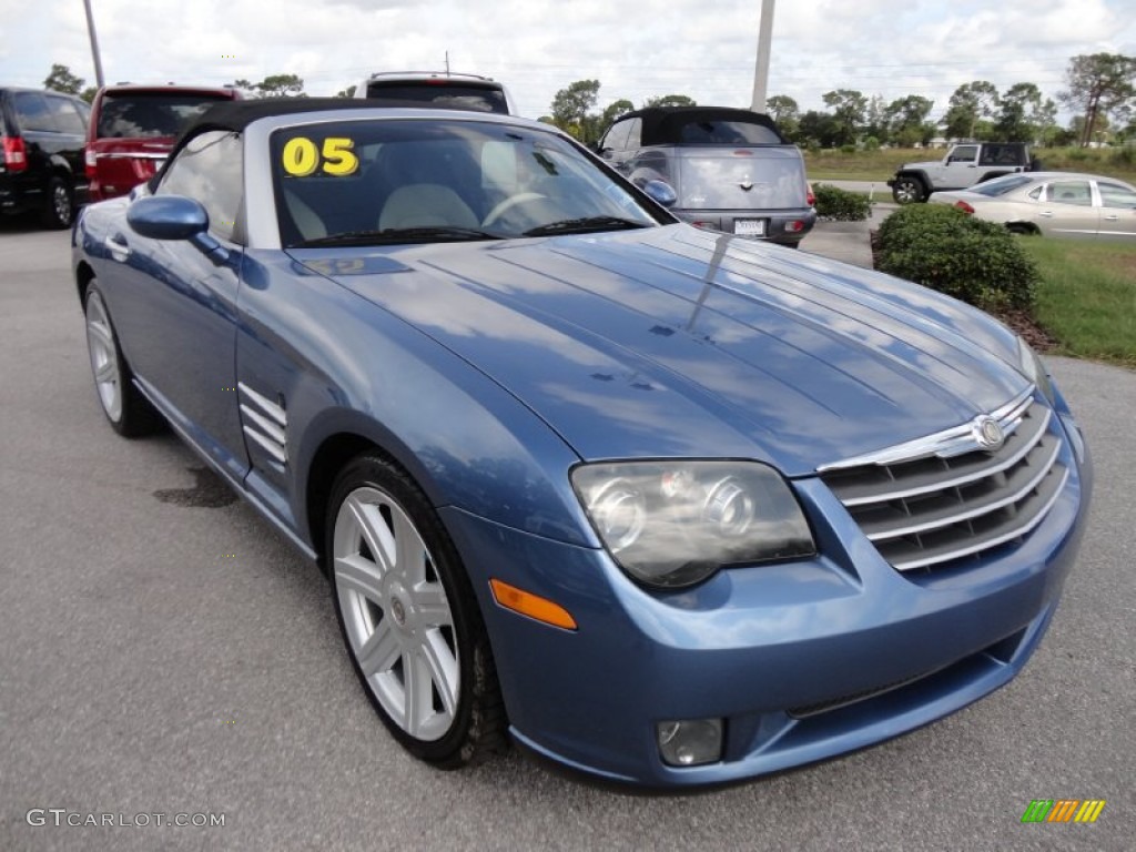 Aero Blue Pearlcoat 2005 Chrysler Crossfire Limited Roadster Exterior Photo #63196030