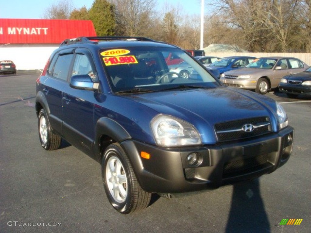 2005 Tucson GLS V6 - Nautical Blue / Gray photo #5