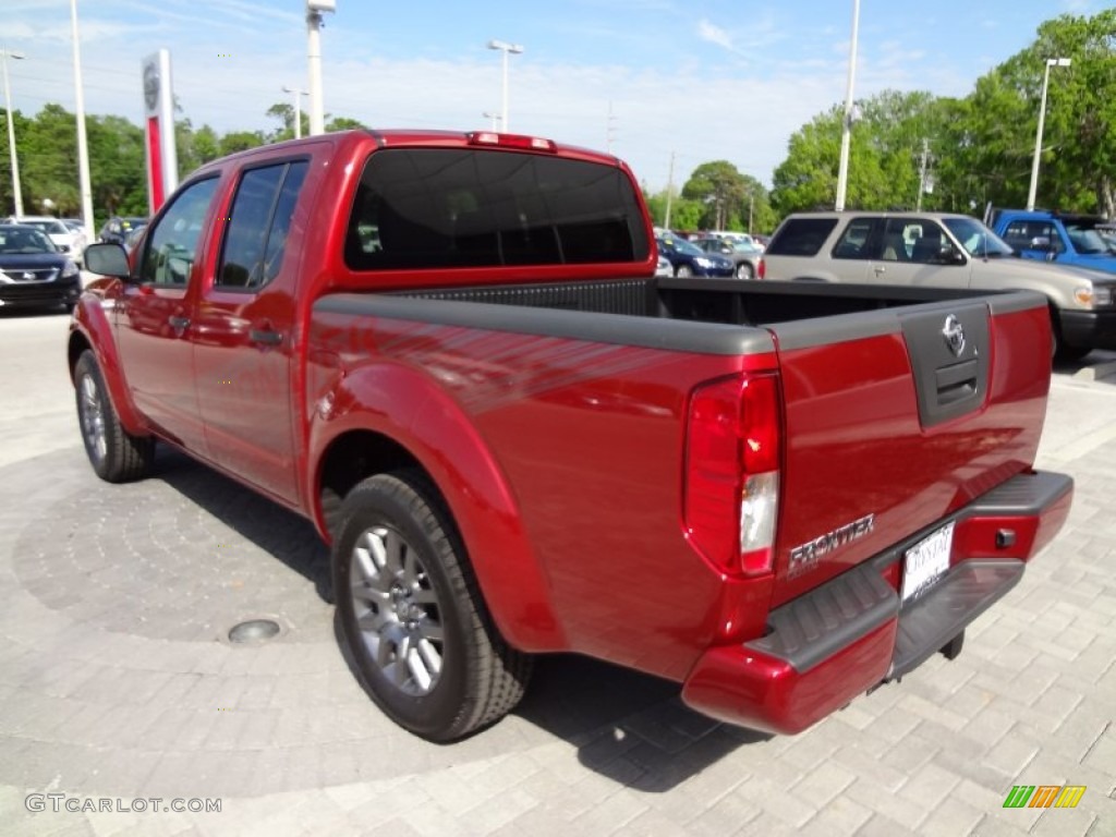 2012 Frontier SV Sport Appearance Crew Cab - Lava Red / SV Sport Graphite photo #3