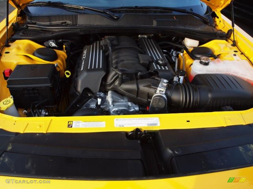 2012 Dodge Challenger SRT8 Yellow Jacket 6.4 Liter SRT HEMI OHV 16-Valve MDS V8 Engine Photo #63197404