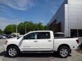 2012 Blizzard White Nissan Titan SL Crew Cab 4x4  photo #2