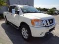 2012 Blizzard White Nissan Titan SL Crew Cab 4x4  photo #10