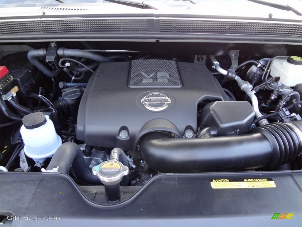 2012 Nissan Titan SL Crew Cab 5.6 Liter Flex-Fuel DOHC 32-Valve CVTCS V8 Engine Photo #63198025