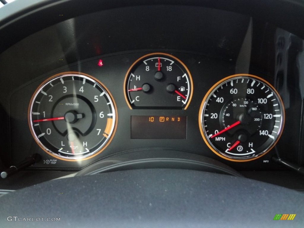 2012 Nissan Titan SL Crew Cab Gauges Photo #63198043